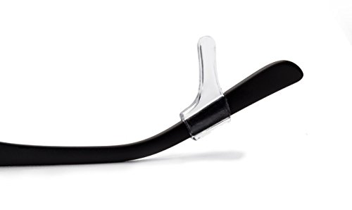 Sportbügelenden / Fassungshalter für die Brille | 4,5×2,0 – Länge 20mm in verschiedenen Farben (transparent) (6 Paar) - 2