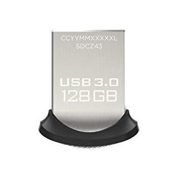 SanDisk Ultra Fit 128 GB USB Flash Drive USB 3.0 up to 130 MB/s