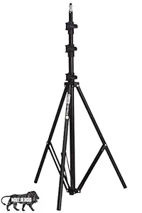 Prolite Heavy-Duty Light Stand (9 feet) for Ring Light, Flash, Reflector, Diffuser, Photo & Video Studio Shooting (Portable, Foldable)