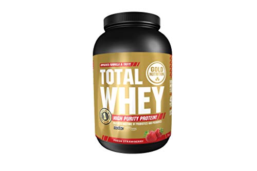 GoldNutrition Total Whey Proteína, Fresa - 2000 gr