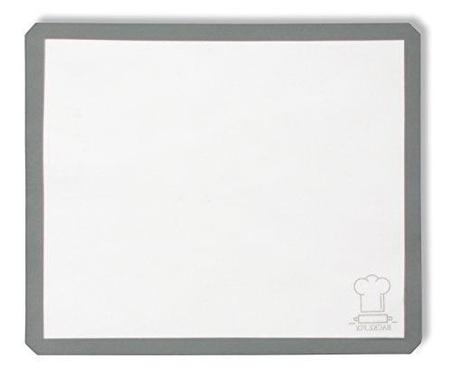 BackeFix – Große Silikon Ausrollmatte XXL | Antihaft-Beschichtung | Fondant Arbeitsmatte – als Teigmatte und Backunterlage, Arbeitsmatte, BPA-frei, wiederverwendbar, die extra große Backmatte | 2 Jahre Zufriedenheitsgarantie (50×40) - 5