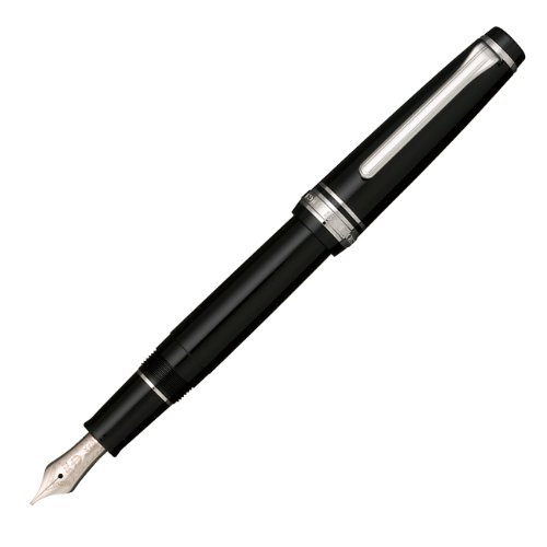 Sailor Fountain Pen Professional Gear Slim Silver Fine Black 11-1222-220 (Japan Import)