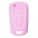 Produktbild SODIAL(R) 2/3 Knopf Silikon Fernschluesselabdeckung Huelle fuer CORSA rosa