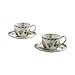 Produktbild Maxwell & Williams PB8806 Orchard Fruits Espressotasse mit Untertasse, Motiv: Birne, 2er Set, in Geschenkbox, Porzellan