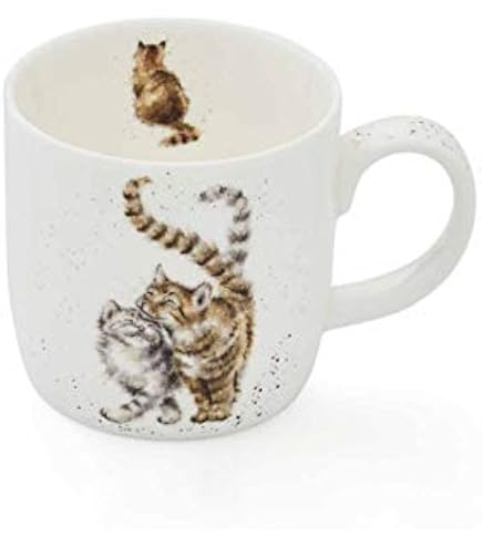Portmeirion Treetops Redhead (Scoiattolo) Tazza Singola, Porcellana, Bianco e Marrone, 1 Count (Pack of 1