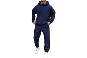 Didadihu Jogginganzug Herren Trainingsanzug Hausanzug Mit Oversized Essentials Pullover Y2K Stussy Hoodie Und Baggy Baumwolle Jogginghose Lang Trainingshose Jogger