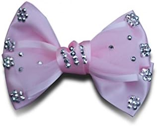Jessidress Hairbow Strass Grosgrain Ribbon Headband Pink 10 cm