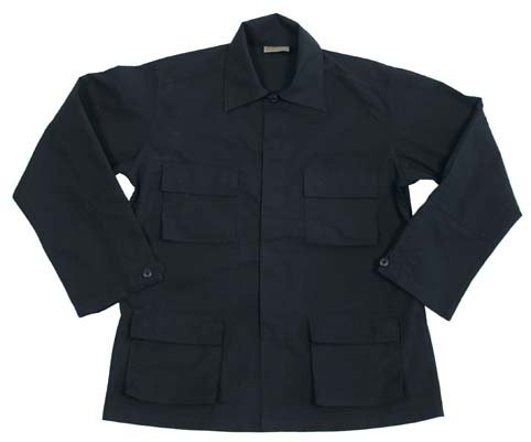 Preisvergleich Produktbild US BDU Feldjacke, Rip Stop, schwarz, Größe M