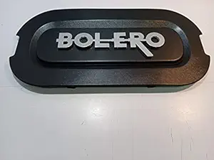 MODIFIED AUTOS Stepney Cover Middle Plate ONLY, WITH CROME Plated LETTERS for Mahindra Bolero