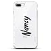 Produktbild Luxendary Air Series Schutzhülle für iPhone 8/7 Plus, mit Luftpolster-Kissen, Transparent, Name: Nancy, handgeschriebener Stil, farblos