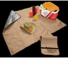 Longboard 078019 Insulated Picnic Rug 1.4 x 1.2 m