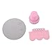 Nail Art - SODIAL(R) Accessory Set Nail Art Polish Stamp Stamping Manicure Picture Plate 10 plates WITH FREE buffer and more than 70 motifs