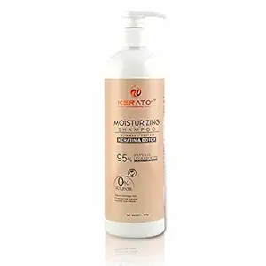 KeratoPlus Professional Moisturizing Shampoo for Dry & Fizzy Hair | Sulphate Free Shampoo | 0% Sulphate | - 500 GM