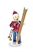 Produktbild DREGENO Seiffen eG Räuchermann Skifahrer, Holz, Farbig, 11 x 9 x 19 cm,