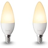 Innr E14 Duo Pack of 2 Smart LED Candle Bulbs, Warm White, Dimmable, Compatible with Philips Hue*, Echo Plus &amp; Alexa, RB 145-2