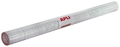 Agipa Alpi 00264 Rouleau couvre livre Repositionnable sous film rtractable Brillante-80 microns 0,50X20m