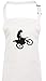 Produktbild Krokodil Kochschürze Motocross Enduro Motorradsport Farbe weiss