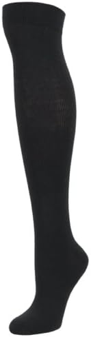 Compression Socks, knee high - Black, 6-8 UK, high quality Unisex hand linked. 1 pair