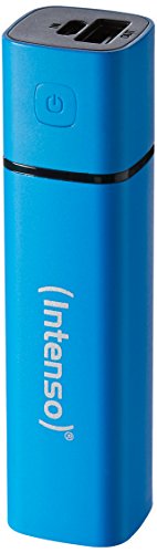 Intenso Powerbank P2600 externes Ladegerät (2600mAh, für Smartphone/Tablet PC/MP3 Player/Digitalkamera) blau