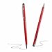 Produktbild C63 – Rot Pro 2 in 1 Touch Screen Stylus Pen und Ball Point Pen. Perfekte Stylus für iPad Air, iPad Mini, iPhone 6 Plus, 4, 4S, 5 5S, 5 C