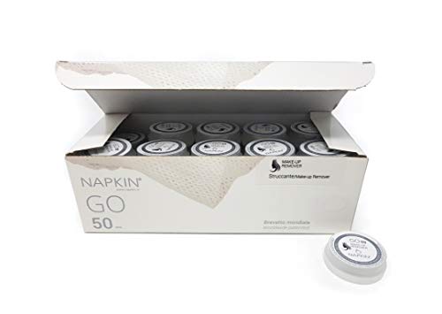 Napkin CREHO creho Reinigungstücher Pads in Kapsel Pocket bereit zum Zeitpunkt, Viskose, Weiß, 12 Einheiten