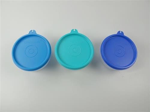 TUPPERWARE Kühlschrank 200ml blau B15 Drei Julchen Dose Box Drilllinge 6730 - 7