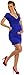 Happy Mama. Women's Maternity Jersey Tulip Dress Easy Breastfeeding M-2XL. 806p (Royal Blue, 8)