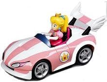 Nintendo Mario WII pull back action car 1/43 Peach