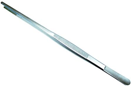 Z245 12" HEAVY DUTY STAINLESS STEEL TWEEZER REPTILE BIRD VET LIVEFOOD