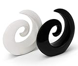 modernes deko KLARES DESIGN DRÄNGT NICHT IN DEN VORDERGRUND - das einfache und zeitlose Design der beiden Deko-Figuren dominiert nicht den Raum, sondern unterstreicht die Ausstrahlung der gesamten Einrichtung