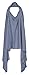 BambooMama Bamboo Breastfeeding Scarf - Sky Blue - Discreet Nursing Cover And Scarf In One - The Ideal Gift For A New Mother