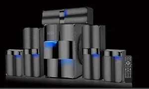 Gadget Wagon Wagon Mitsun 190 Watt 5.1 Channel Wireless Bluetooth Speaker (Black)