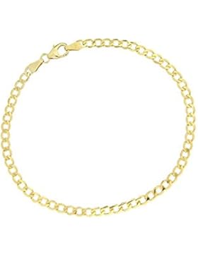 Panzerarmband 14 Karat / 585 Gold Armband Gelbgold Breite 6.60 mm - Unisex