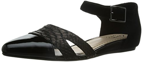 Womens Clarks Coral Sunrise Black Combi Snake Smart Shoes