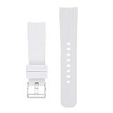 Ersatzarmbänder Universal Silikon Sportuhrenarmband Handschlaufe Weiche Silikon Sportarmbänder Ersatz-Handgelenkgurte Ersatz-Sport-Edition-Band für Samsung Galaxy Watch SM-R810 42MM & Gear 2-20MM