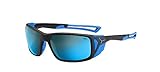 Lentes de policarbonato Cébé Proguide Gafas, Unisex Adulto, (Matt Black Blue), L