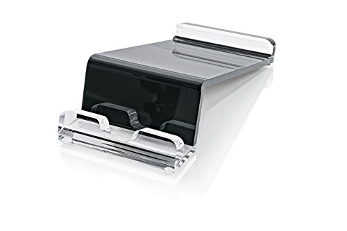 Wedo 601701 Universal Tablet Ständer (mit Haftung) glasklar / schwarz - 2