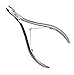 Viba PROFESSIONAL Precision Surgical-Grade Stainless Steel Cuticle Nippers, French Handle D01, Double Spring, 6mm Jaw (Full Jaw)