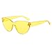 Produktbild Moonuy Lady Cat Eye Sonnenbrillen Sonnenbrillen Damenmode Cat Eye Shade Sunglasses Integrierte Streifen Vintage Brille