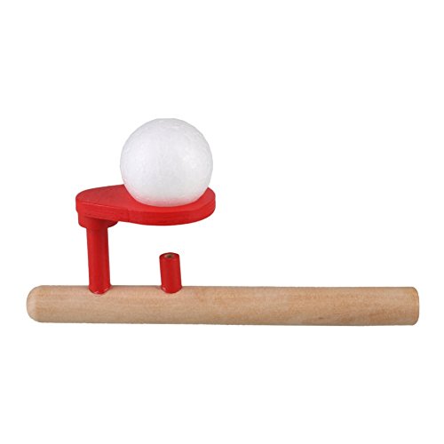 Forfar 1 pc Flûte en bois pour enfants Blowing Balance Floating Ball Game Jouet éducatif pour enfants pour les enfants