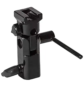 VIBLITZ S1 Umbrella Bracket Heavy Duty Flash Light Stand Umbrella Holder B Bracket Speedlite Holder (CNC Aluminium) in Black Color