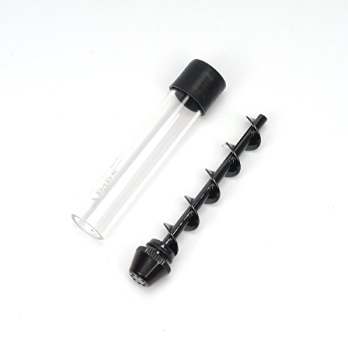 VOSO Schwarz Twisty Glass Tube Blunt Vaporizer Pen Kit for Dry Herb with Box - 2