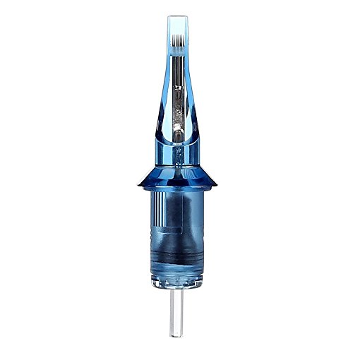 Hommii 10er/Set Professionelle Sterile Einweg Tattoo Nadel Tätowiernadeln Tattoo Nadeln Edelstahl Tattoo Spitzen Tips Tattoospitze für Round Liner Makeup 11M1 - 5