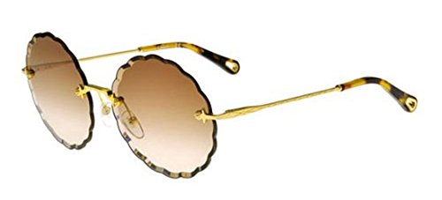 Preisvergleich Produktbild Chloé Sonnenbrillen ROSIE CE142S BROWN SHADED LIGHT GREY GOLD / BROWN Damenbrillen