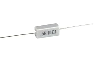 ECOMPONENT Resistenza Ceramica 10 Kohm (10K) 5W 5 Watt 5%