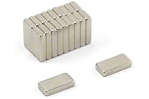 Magnetastico | 20 aimants en néodyme N52 rectangulaire 10x5x2 mm | Permanent Magnet réfrigérateur Aimant Tableau magnétique Aimant Tableau Blanc Aimant puissant Magnet frigo Aimant neodyme rectangle