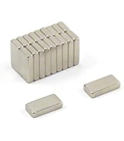QUARKZMAN Rechthoekige Magneten – 12 Stuks – 50x10x3 Mm – Supersterk N35 NdFeB – Voor Koelkast, Kantoor & Knutselen