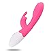 Produktbild Q&Y Doppel-Schock-G-Punkt-Vibrator - Av-Massagestab Inverter Lädt Weibliches Masturbationsgerät Auf - Faszinierender Vibrator,Rosa,A