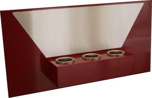 Design Fireplace Jasmin Red Bio Ethanol Gel Fire Place