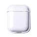 Produktbild Baorio Hülle Tasche für AirPods Case PC Harte Schale Schutzhülle Kompatibel mit Apple AirPods 1 & 2 LED an der Frontseite Nicht Sichtbar Leicht und Einfach zu Tragen PU Case Schutzhülsen Transparent